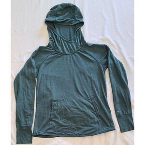 KUHL Engineered Lightweight Women Size XS Hoodie Green Pullover Long Sleeve
